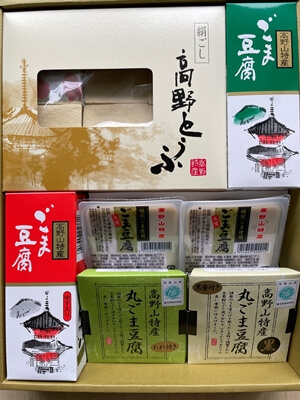 大覚総本舗のごま豆腐をネットで注文した画像